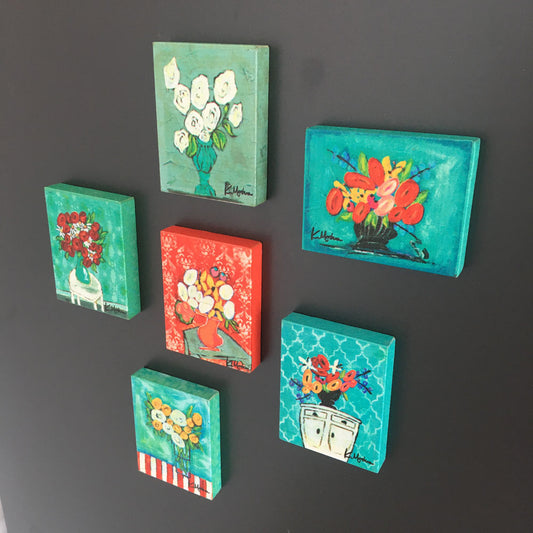 Kellie Canvas Magnets - Set of 6