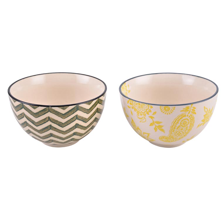 Stoneware Bowls in Gift Box - Set of 2
