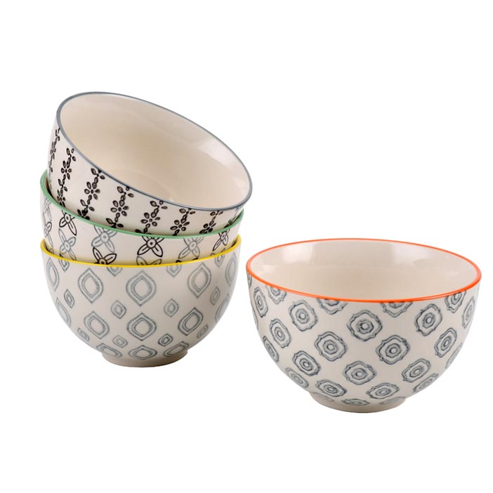 Stoneware Bowls - Set of 4