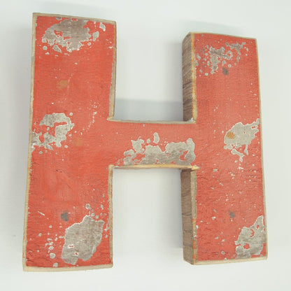 Distressed Wooden Hello Wall Word Sign