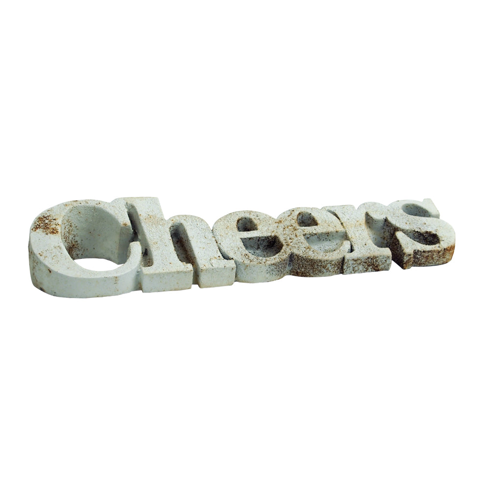 Resin Cheers Sign